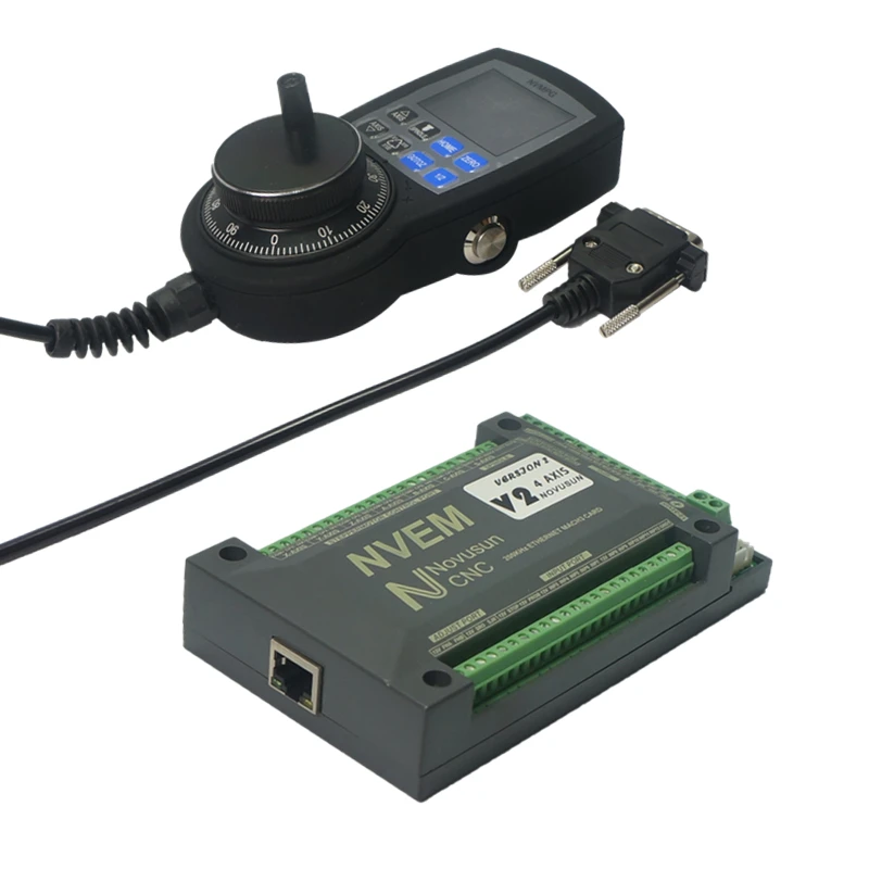 

Ethernet Mach3 Card 4 Axis manual pulse handwheel for CNC Router Machine