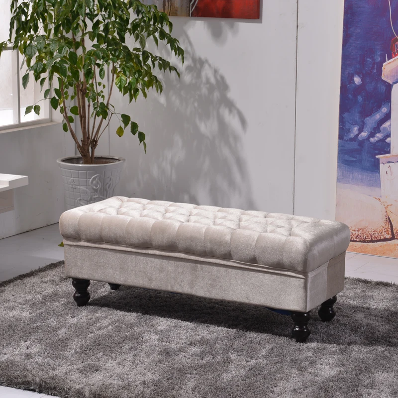 Модная европейская пробная обувь скамейки шезлонг стул для Хранения Кровать