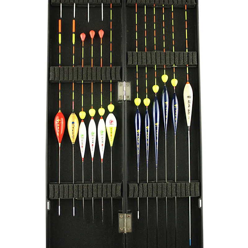 16pcs/Lot (Including Box) Fishing Floats Set Buoy Bobbers Carp Floaters Mix Size Accessories ABS Plastic Box | Спорт и развлечения