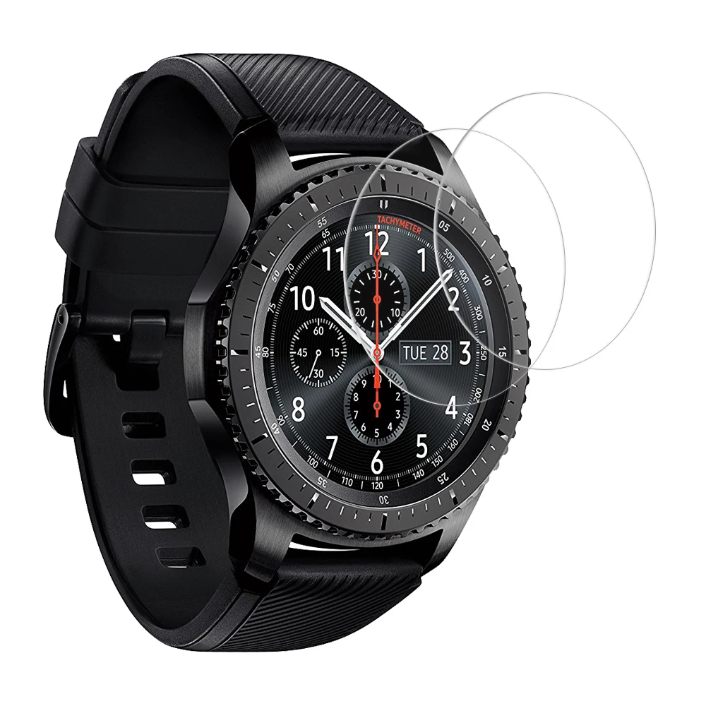 4 шт. защита экрана из закаленного стекла для Samsung Gear S3 Smartwatch Защитная