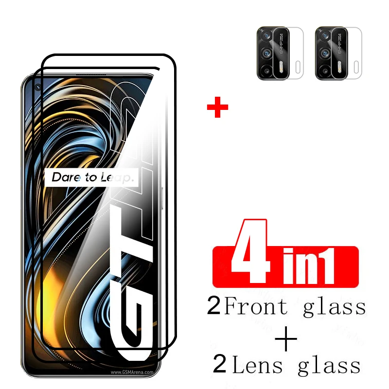 

Защитное закаленное стекло 4 в 1 для Oppo Realme GT, Защитное стекло для экрана Realmi Realmy GT Neo RealmeGT 5G RMX2202 HD, защитная пленка