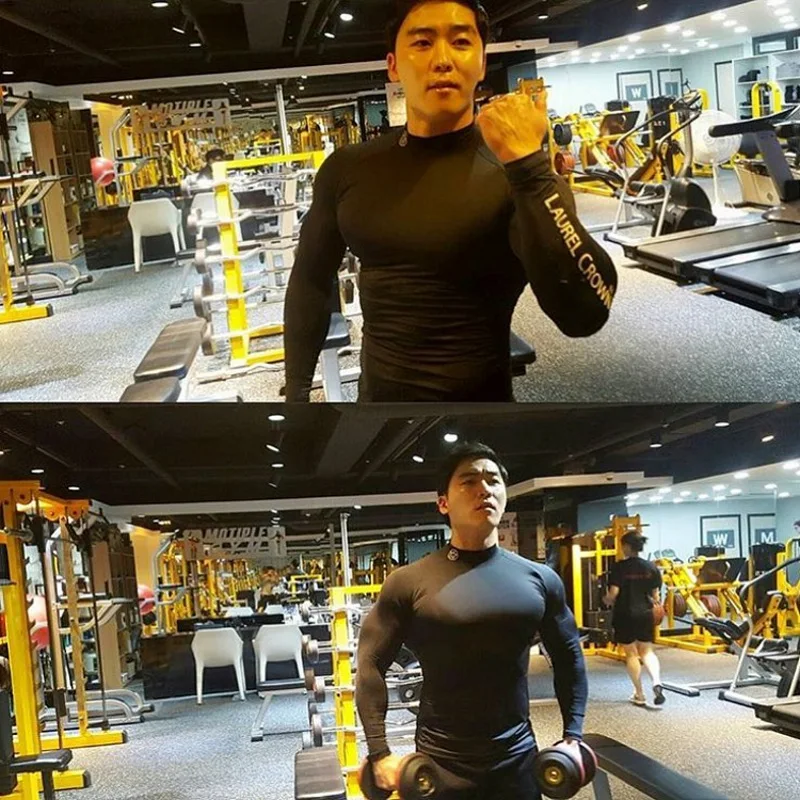 2019 топ с длинными рукавами для фитнеса и отдыха дышащий тянущийся впитывающий