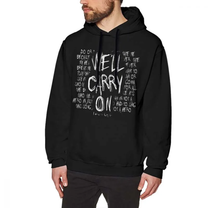 My Chemical Romance Hoodie We Ll Carry On Hoodies хлопковый Свободный пуловер с капюшоном XL популярные