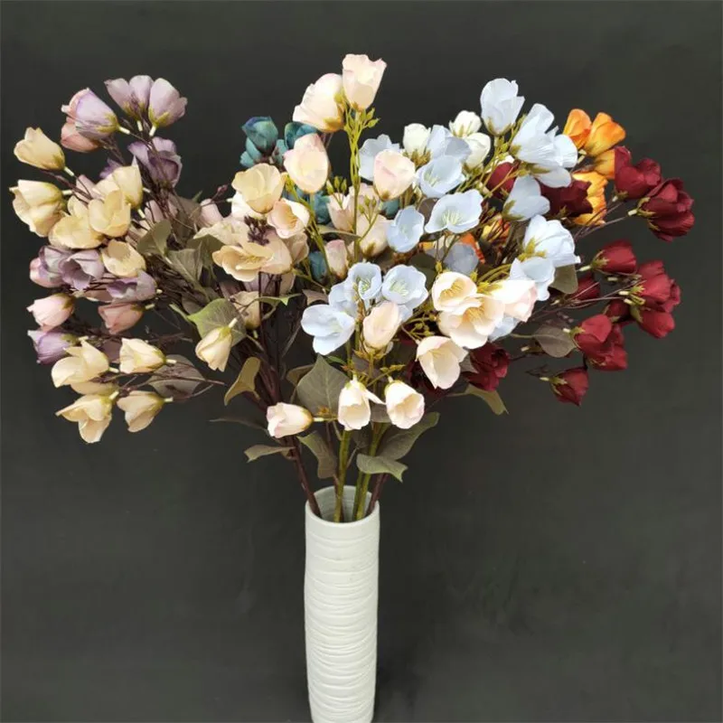 7 шт. поддельные вышитый колокольчик (5 стеблей долларов США/шт) 33 46