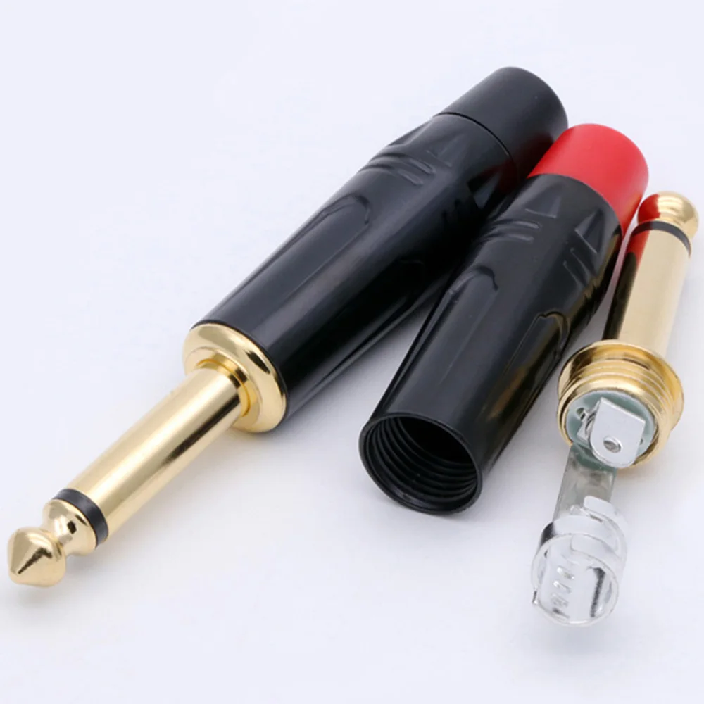 2 шт./1 пара разъём для микрофона 6 35 мм|connector plug|connector jackconnector audio |