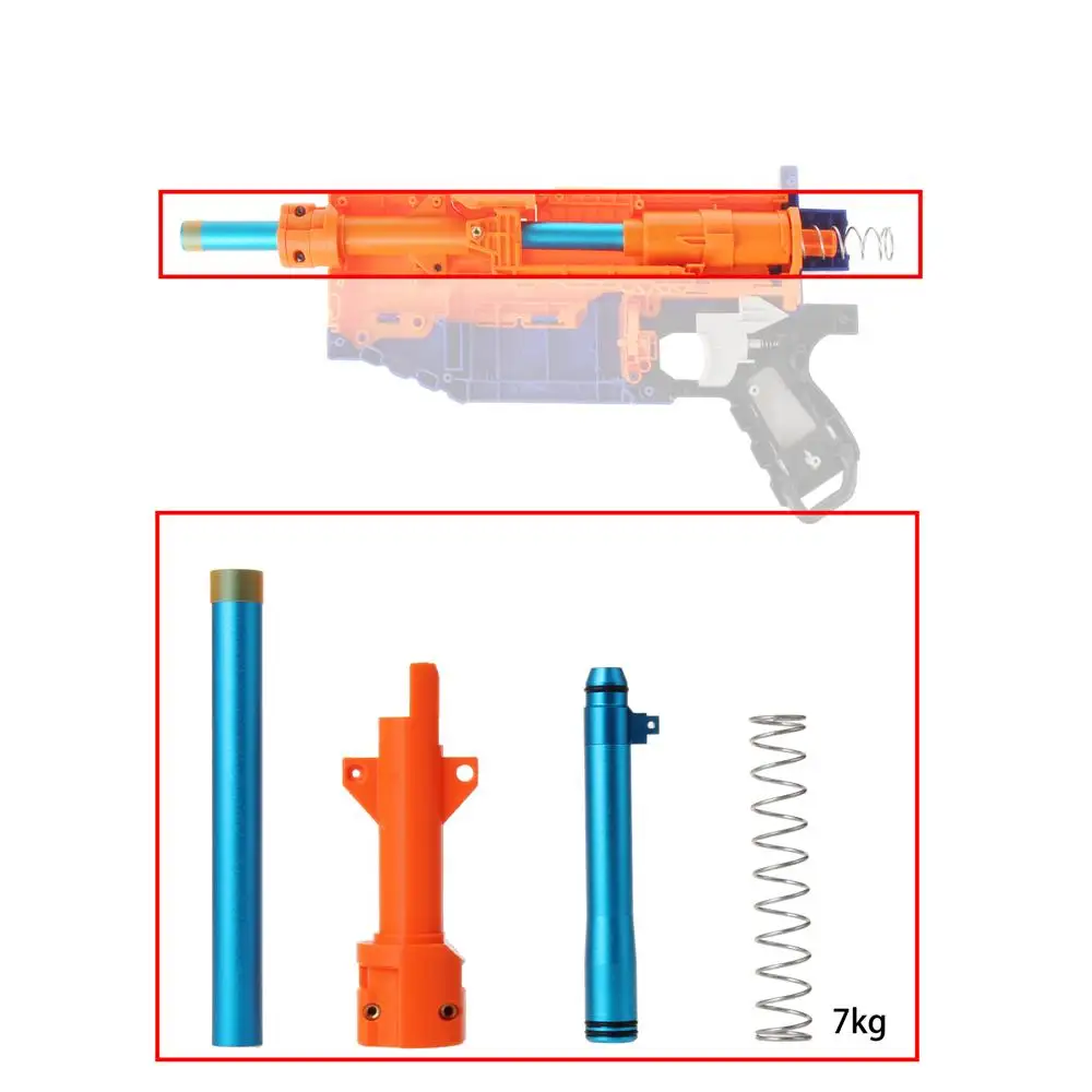 Рабочих мод Stefan короткий Дротика обновленные комплекты с адаптером для Nerf N Strike