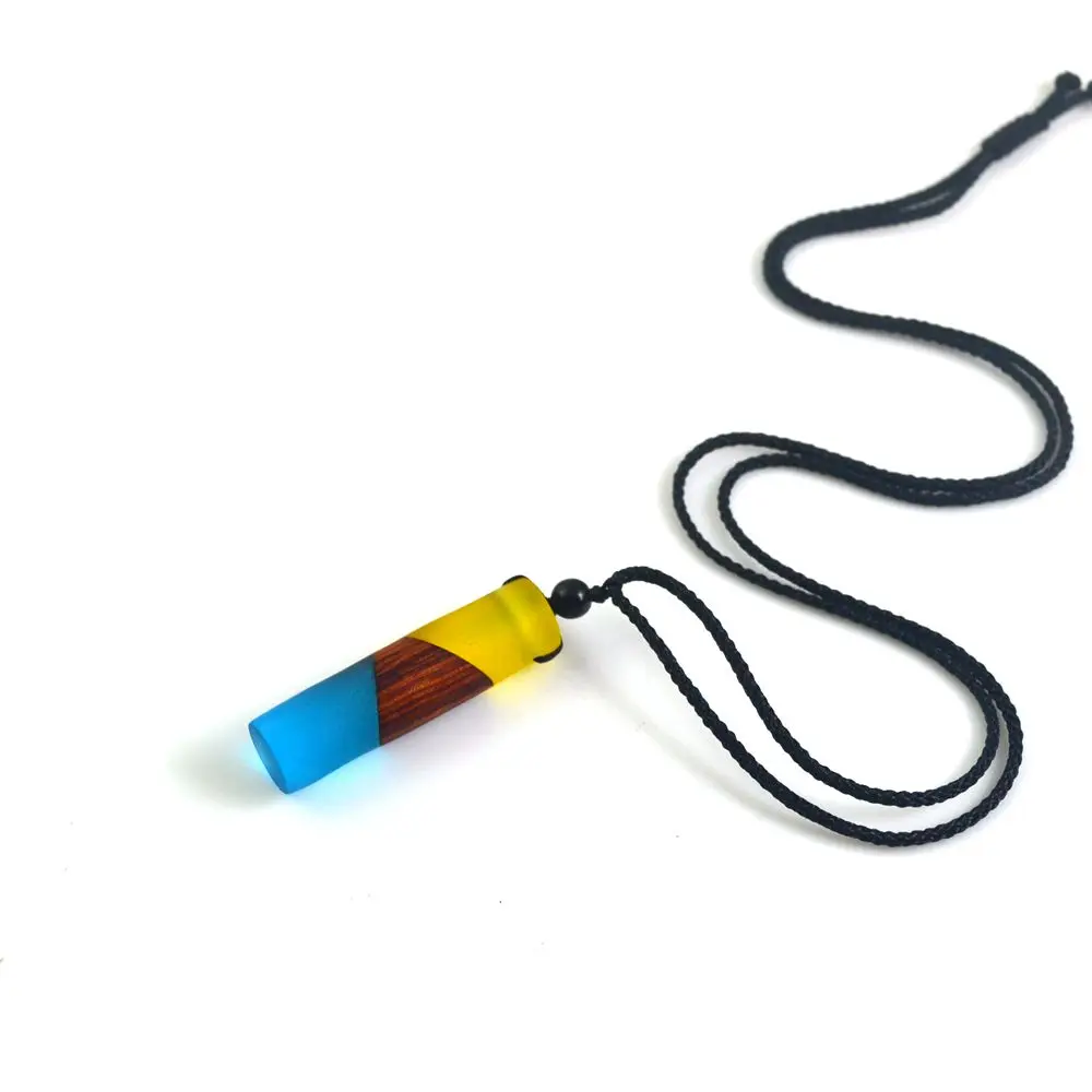 Подвеска из древесной смолы в античном стиле ожерелье со специальным подарком