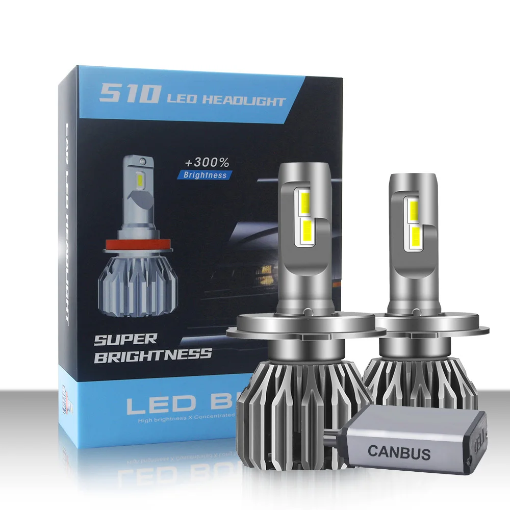 Светодиодная лампа H7 Canbus 110 Вт 9005 лм для фар H1 H4 H8 H9 H11 9006 9012 Hb3 HB4 6000 турболампа