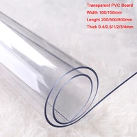 transparent pvc board sheet clear plastic plate width 100150mm lenght 200500800mm thick 0 40 51234mm diy material