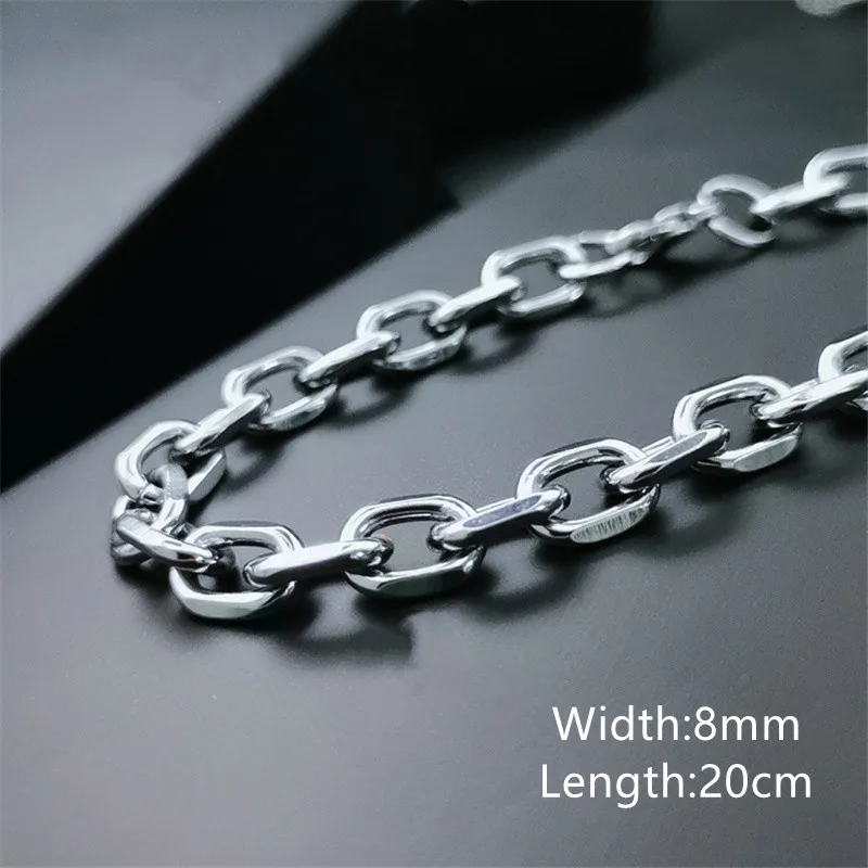 Mens Cool Bracelet Stainless Steel Thick Chain for Fashion Color Women Jewelry Gift | Украшения и аксессуары