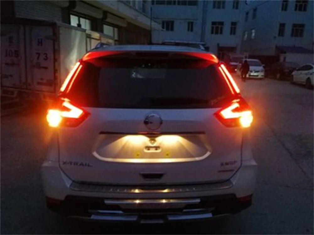 2 шт Автомобильный светодиодный для Nissan Xtrail X-trail X задний бампер светильник тормозной светильник отражатель лампы