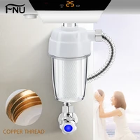 water heater filter for heavy duty hard water to beautify remove chlorine rust filtered shower faucet filter