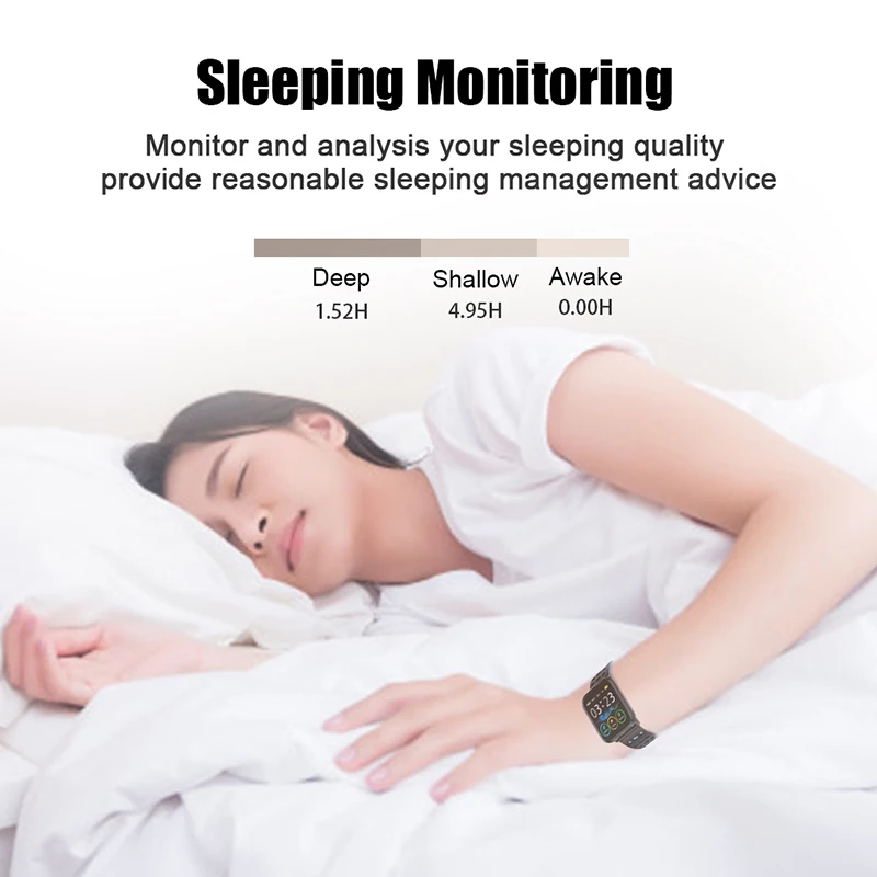 LIGE 2019 новинка полный экран сенсорный спортивный умный Браслет пульсометр