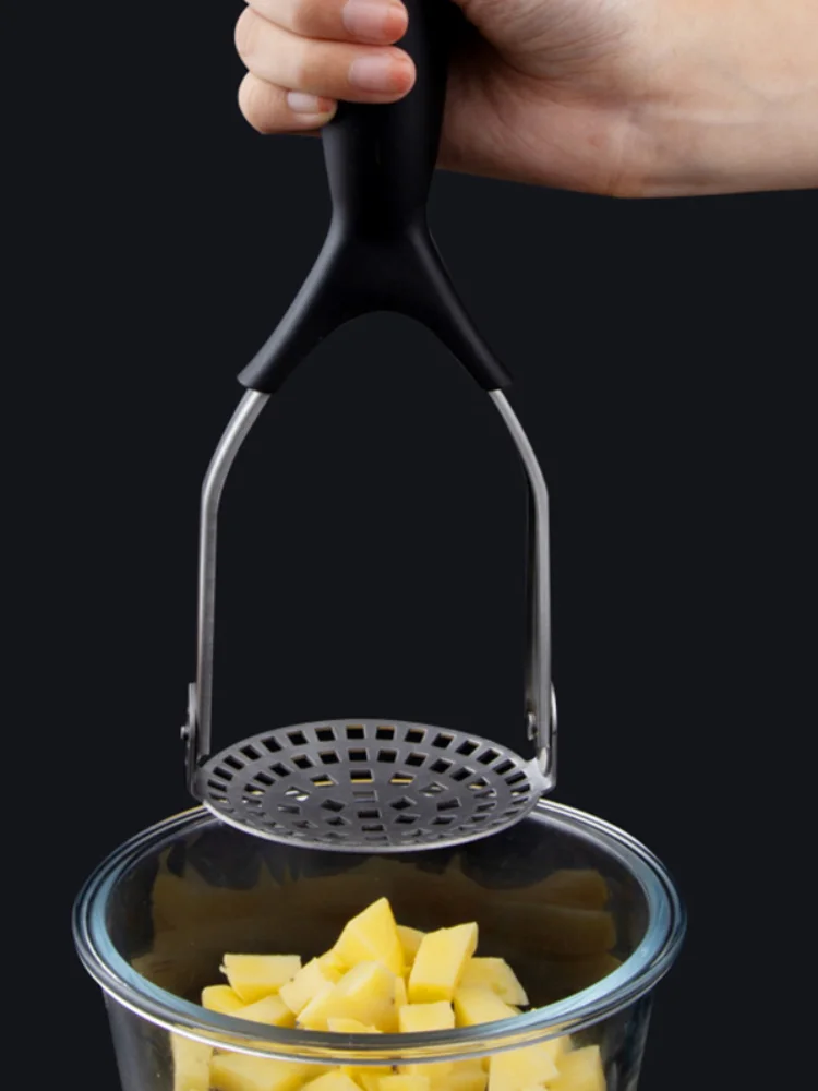 

Kitchen Tools Kitchen Tools Stainless Steel Food Potato Press with Handle Stainless Steel Mash Masher