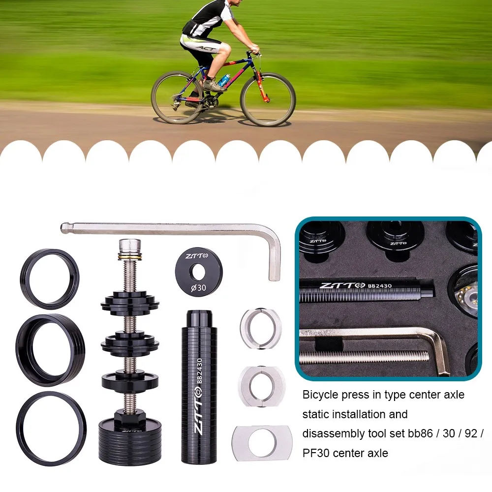 

ZTTO Bicycle Bottom Bracket Bearing Remove Install Tool MTB Press-in Type Axis Repair Kit For BB86 30 92 PF30