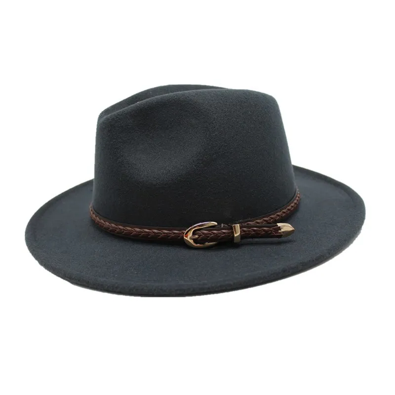 OZyc осенне-зимняя Мужская Шляпа fedora Классическая sombrero пушистый головной платок Шерстяная кепка солнцезащитный козырек для мальчиков Высокое качество шапки bone