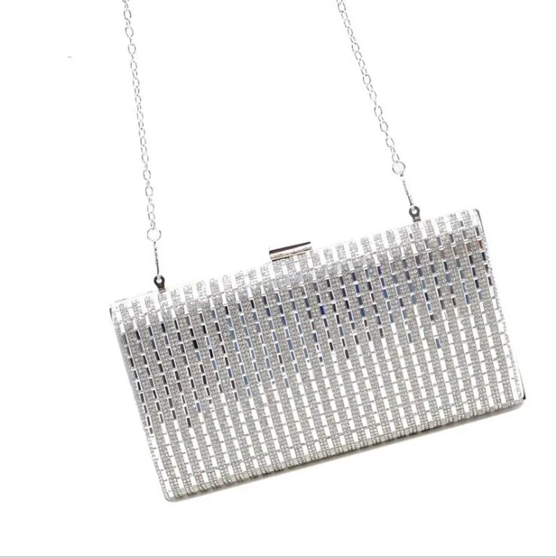 Роскошные сумки женские вечерние со стразами 2019 модные блестящие