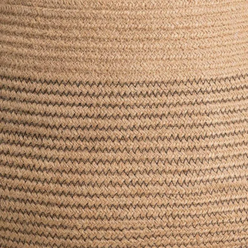 

Hand-Woven Storage Basket Cotton Rope Storage Bucket Simple Desktop Container Home Decor Garden Flower Pot