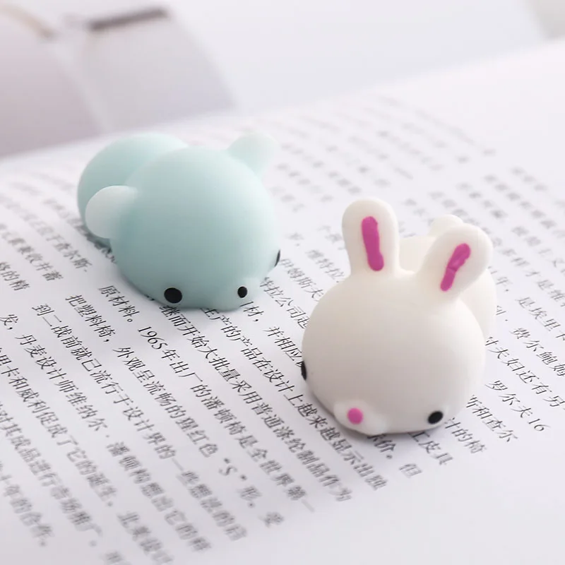Мини мягкое милое кошачье салфетки антистрессовый мяч сжимайте Mochi RIST Abreact мягкая