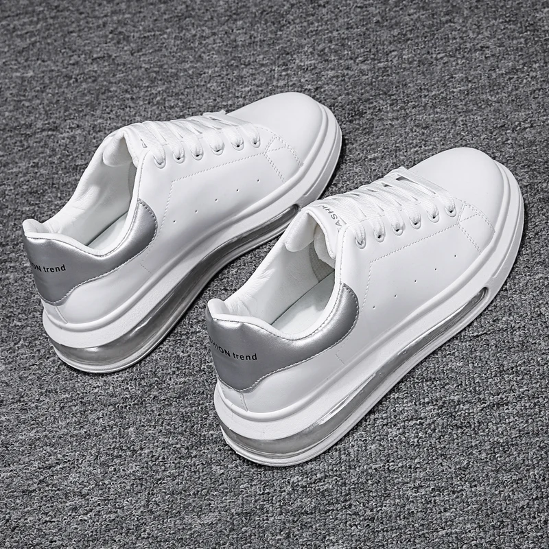 

Air Shoes Stylish Shoes Italian Fashion Men Sneaker Man Casual Shoe Air Cushion Men's Leather Leisure Sport Sneakers Spring