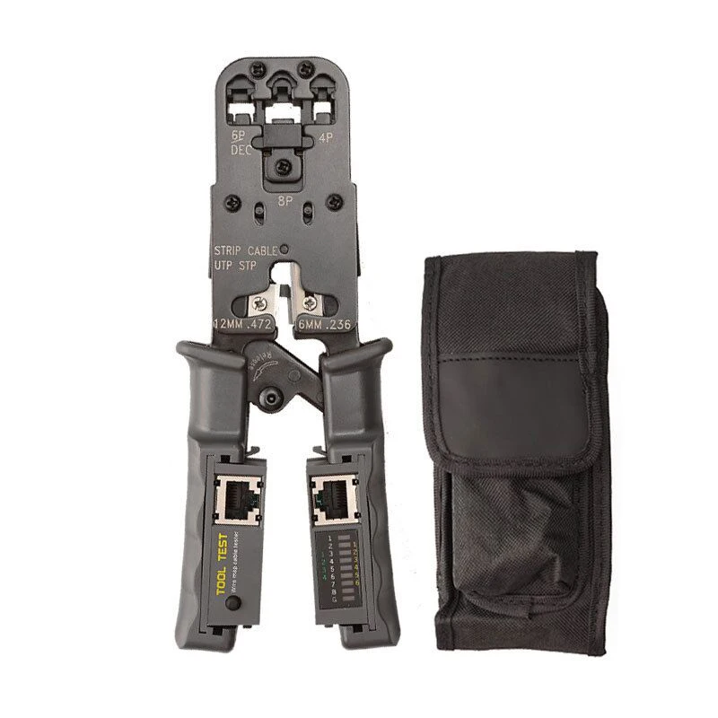 Плоскогубцы 3 в 1 RJ45 для сетевого кабеля LAN режущий инструмент тестер кабелей