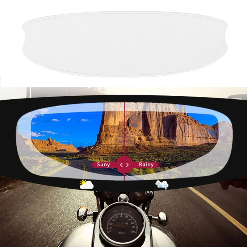 

K0AF High quality Anti-Fog Patch Film Clear Universal Helmet Lens Film For Motorcycle Visor Shield Fog Resistant Moto Racing