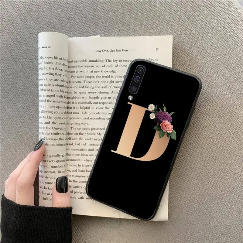 

Letter flower words Phone Case For Samsung galaxy S 9 10 20 A 10 21 30 31 40 50 51 71 s note 20 j 4 2018 plus