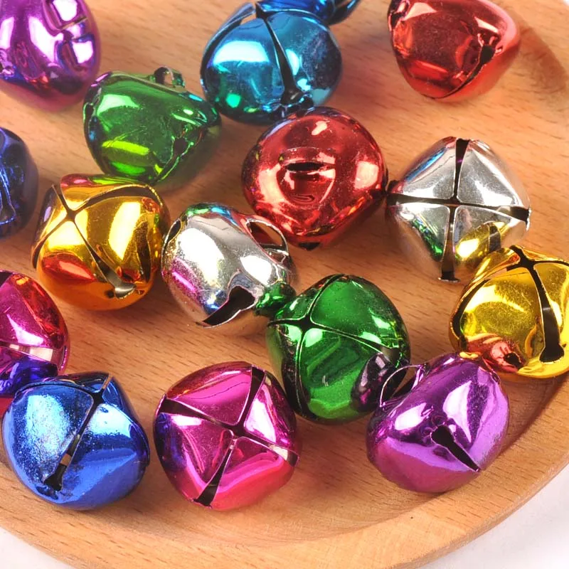 Mix Metal Small Jingle Bells Pendants For DIY Crafts Accessories Kid Room Decoration Christmas Tree 12/15/20/25/30mm C2681 | Дом и сад