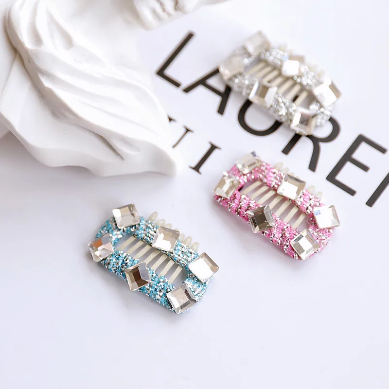 

20PCS Pet Hair Clip the New Shiny Side Drill Yorkshire Hairpin Could Tire Pet Hair Clips