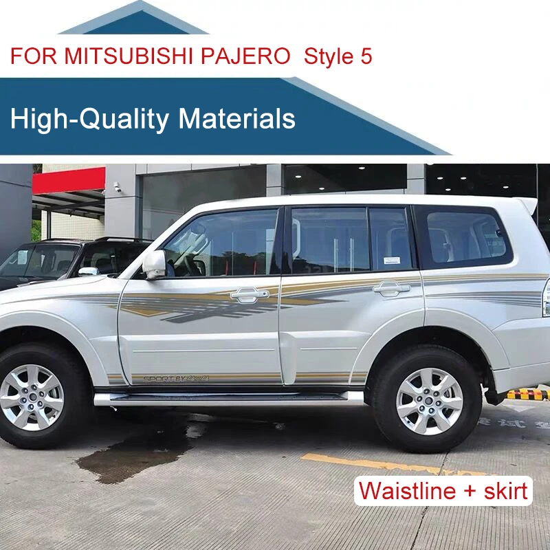 Подходит для Mitsubishi Pajero автомобильные наклейки V97 V93 с цветком тела полноцветная