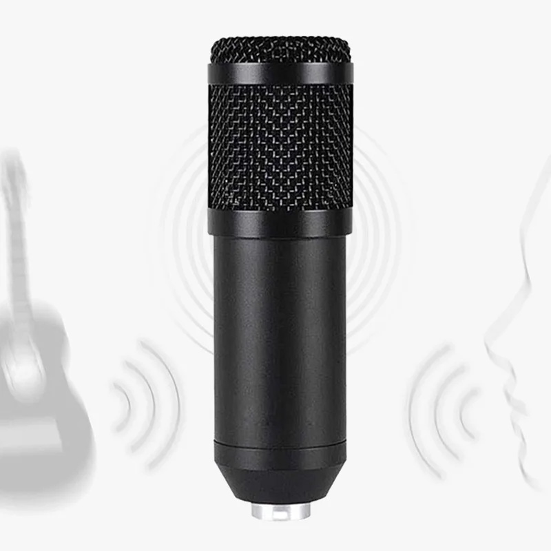 

BM800 Condenser Microphone Professional Home Studio Recording Microphone Kit Podcast Streaming Mic for YouTube Gaming Voice Live