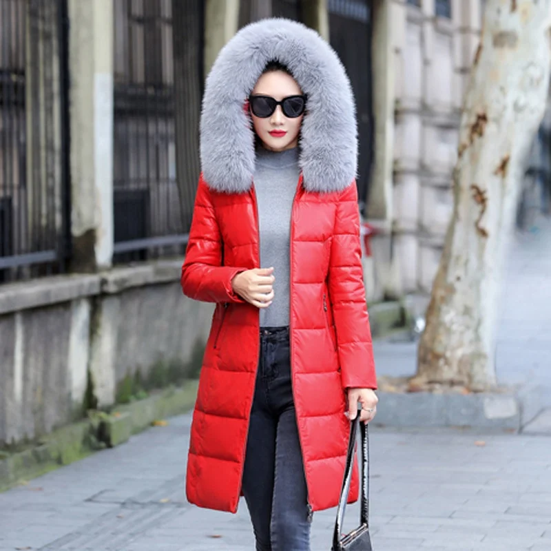 Женская замшевая парка из натуральной овечьей кожи с капюшоном | одежда