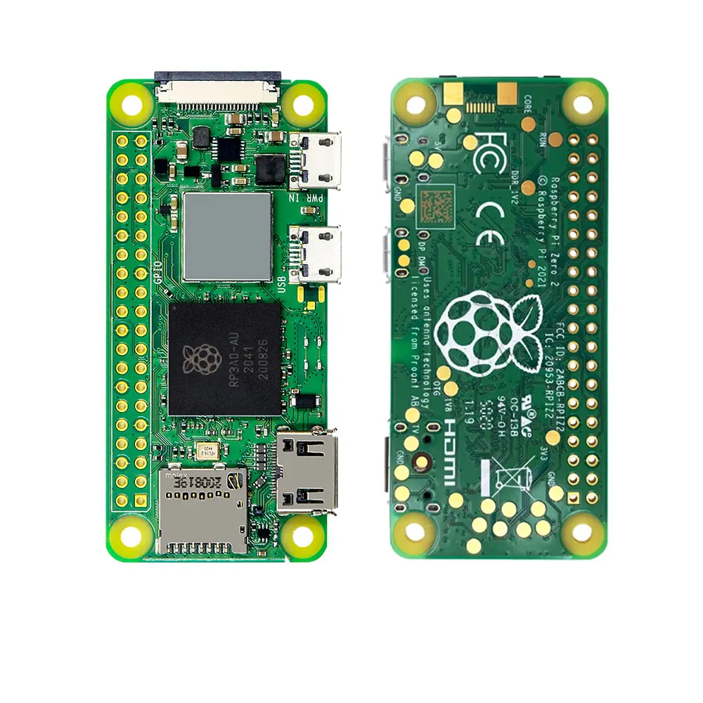 Raspberry Pi Zero 2 Вт комплект для начинающих чехол из АБС-пластика + радиатор блок