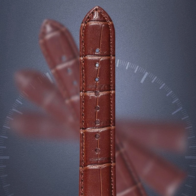 

Genuine Leather Watchband 12mm-22mm Watchstraps Wristwatch Band Watch Straps High Quality