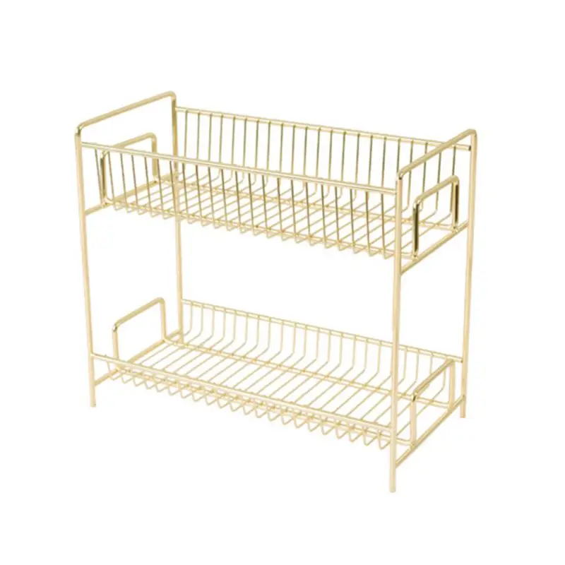 

2 слоя железная стойка для хранения Кухня банка для специй бутылка Полочка для приправ Многофункциональный Органайзер