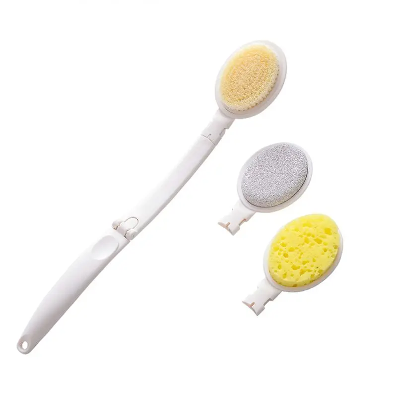 

Folding Bath Brush Soft Nylon Hair Back Body Shower Scrubber Brushes Exfoliating Scrub Skin Massager for Home Bathroom Use