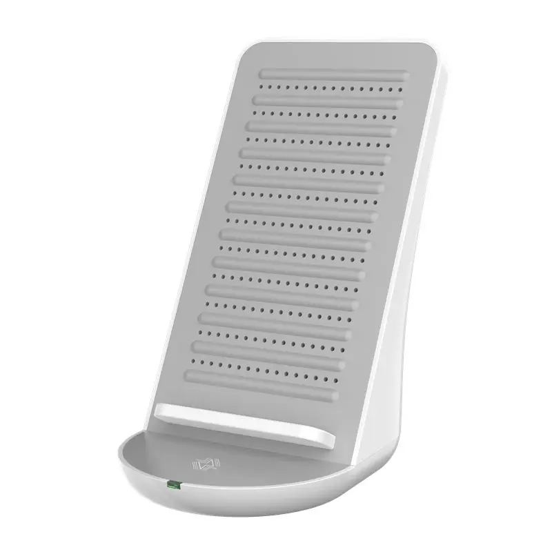 Gray-White FIMILEF Bluetooth динамик с беспроводным зарядным устройством для быстрой беспроводной зарядки док-станция для iPhone X/8 samsung Note 8 смартфон - Color: Gray-White