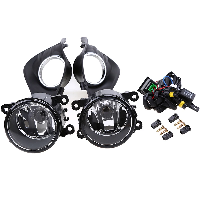 Черный Передний нижний левый правый бампер противотуманная фара