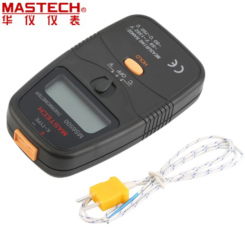 MASTECH MS6500 31/2 k типа цифровой ЖК дисплей термометр Температура метр с TP 01 термопары