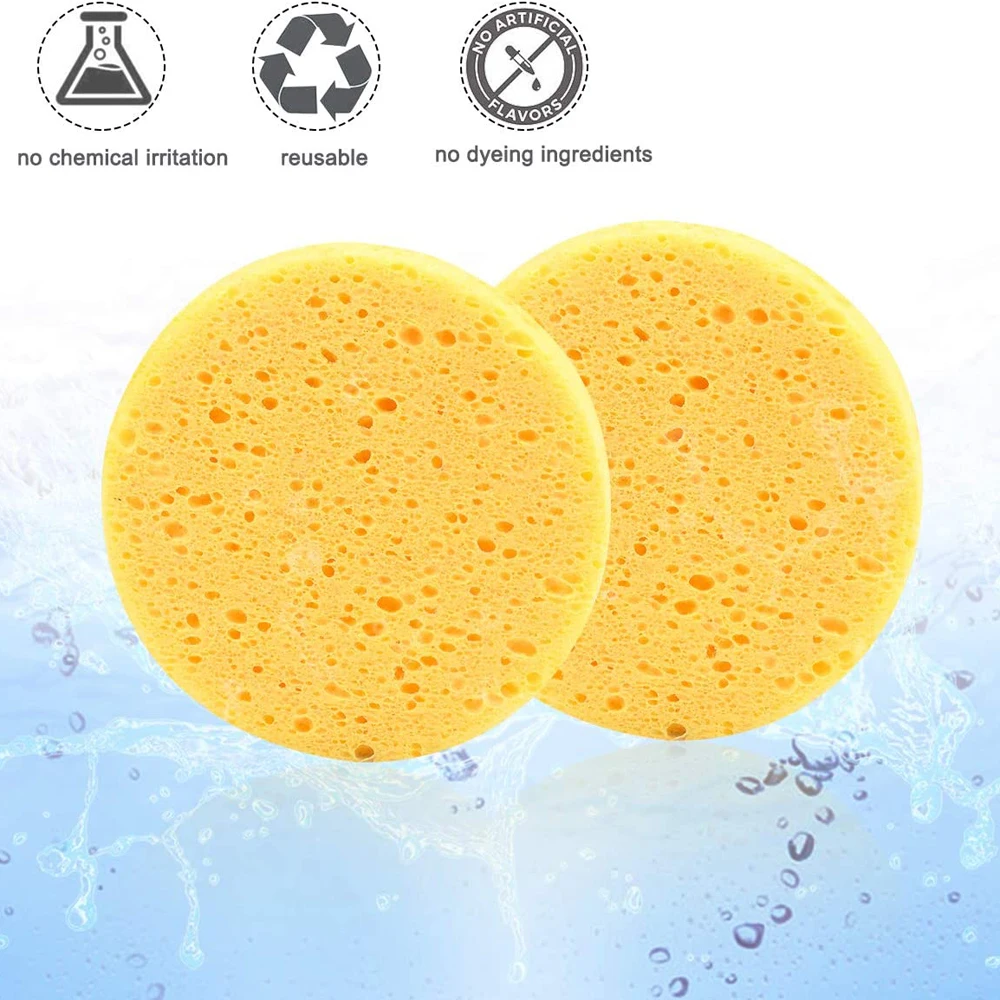 50 шт. желтые салфетки из целлюлозы для лица |