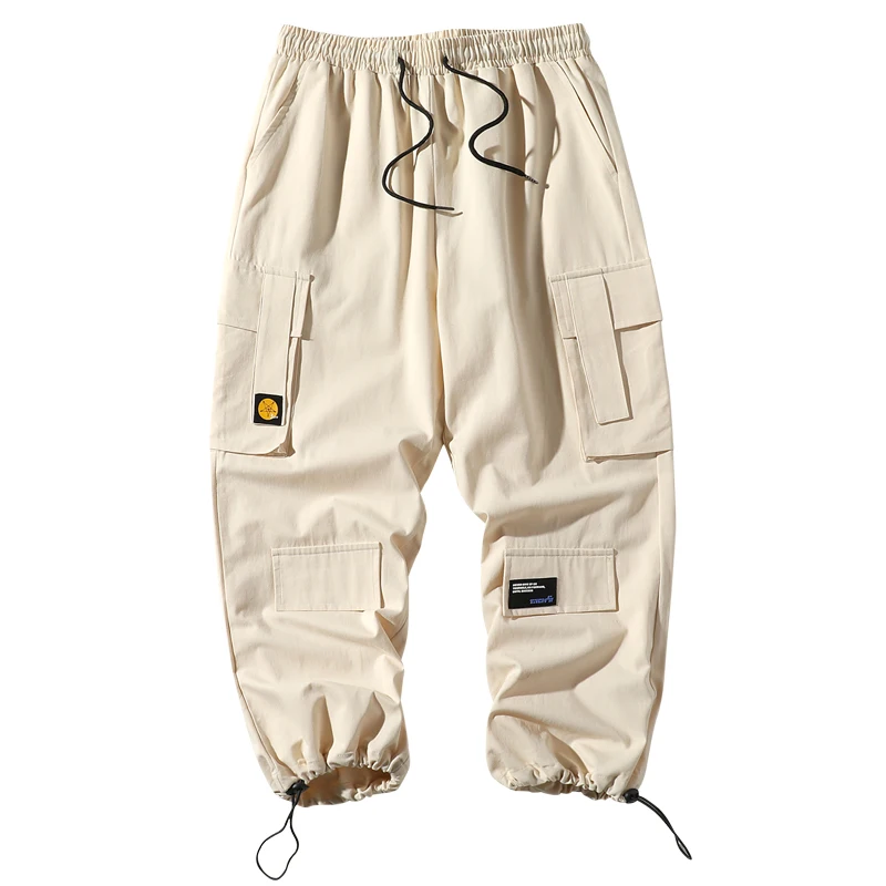 

PADEGAO Cargo Pants Men Japanese Streetwear Pants Men Hip hop Joggers Black Loose Harajuku Sweat pants Trousers PDG1608