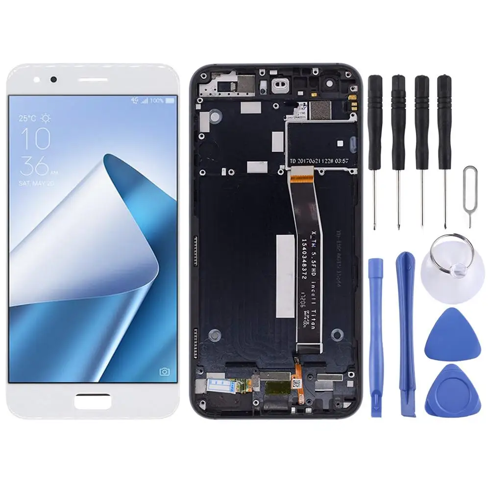 LCD Screen and Digitizer Full Assembly with Frame for Asus ZenFone 4 ZE554KL Z01KDA Z01KD Z01KS | Мобильные телефоны и