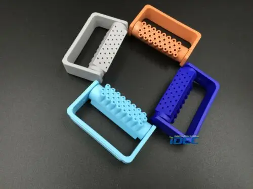 

Dental Bur Block Holder 32-hole Plastic Dental Burs Case