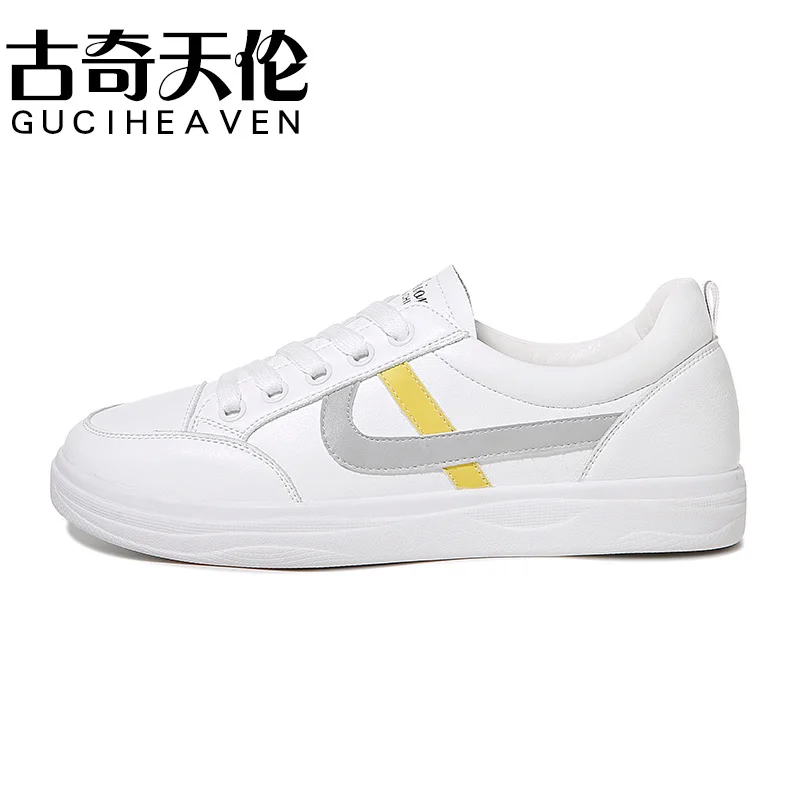 

Ladies autumn round-toe flat low-top shoes Lace-up color matching women's shoes