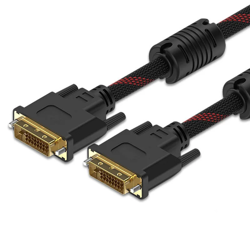 Высокая Скорость DVI Кабель HDMI Переходник 24 + 1 pin D Позолоченные dvi поддерживает 3D