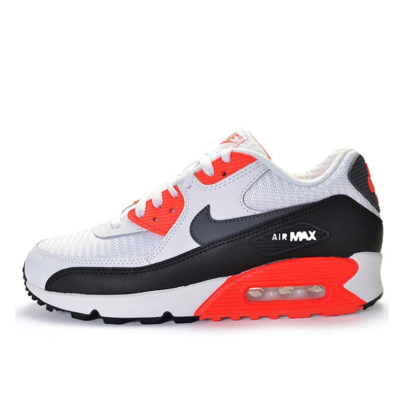 Оригинальные оригинальные мужские кроссовки NIKE AIR MAX 90, амортизация, Нескользящие, прочные, удобные, классические, для отдыха, для бега, 537384