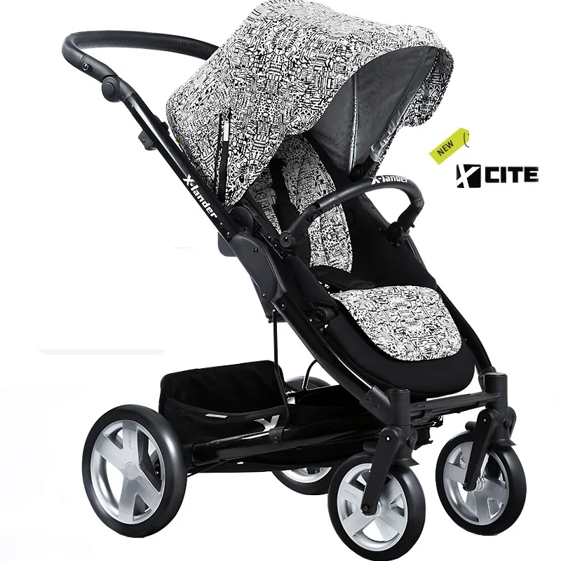 Xlander складная переносная детская коляска kinderwagen reversable seat L образной формы