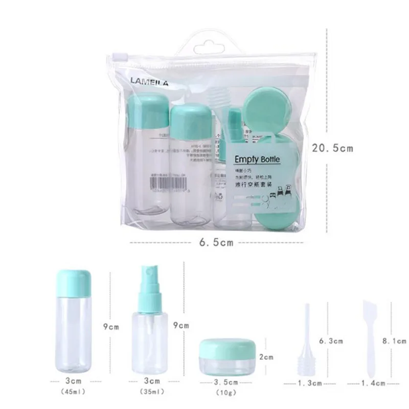 8 шт./компл. бутылка для путешествий с пустая бутылочка распылителем