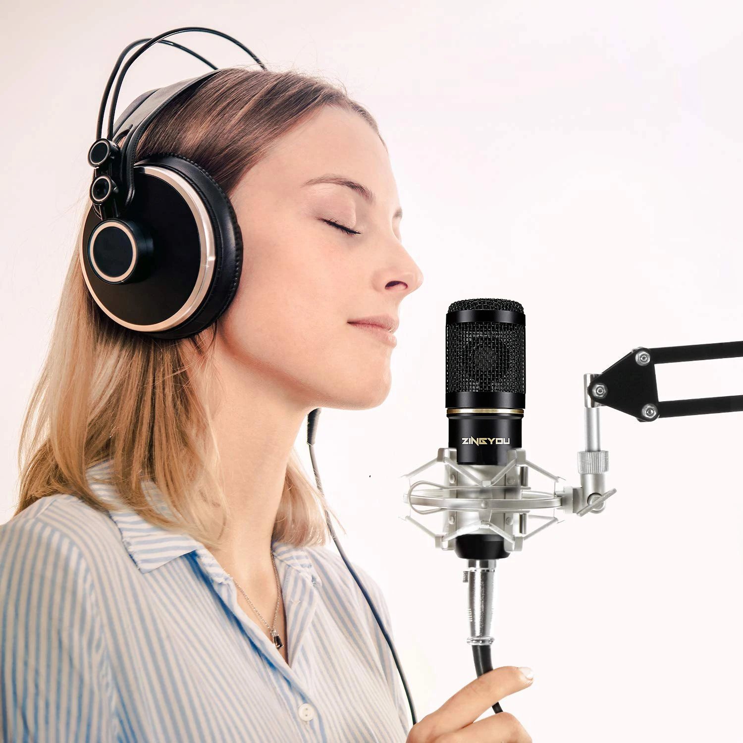 ZINGYOU BM 800 Studio Microphone Multifunctional Wired Cardioid Mic For Sound Recording Professional Condenser bm800 Microphone