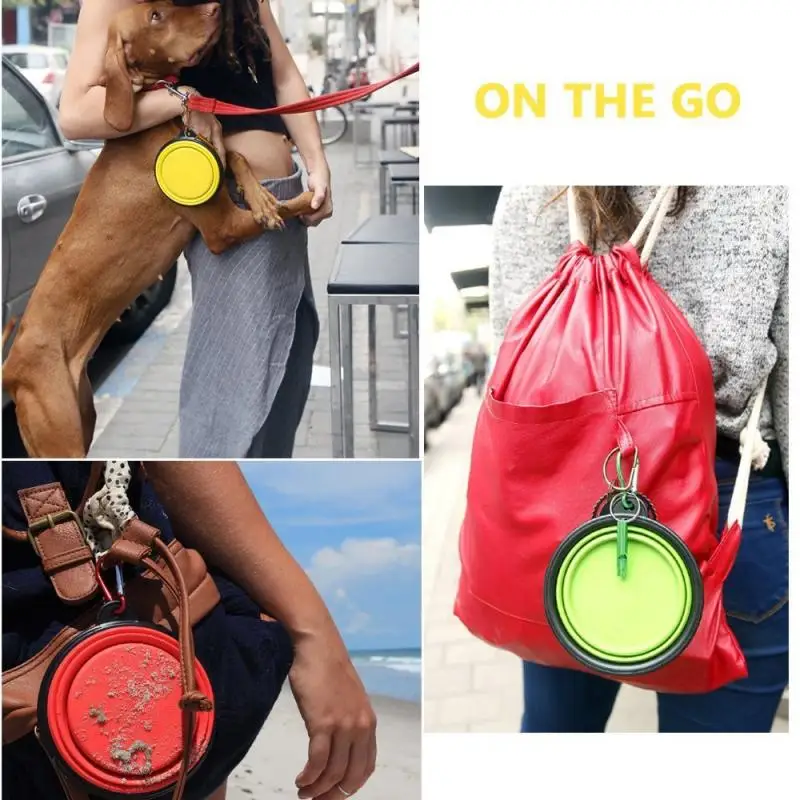 1 шт. Складная Силиконовая тарелка на открытом воздухе располагаться лагерем